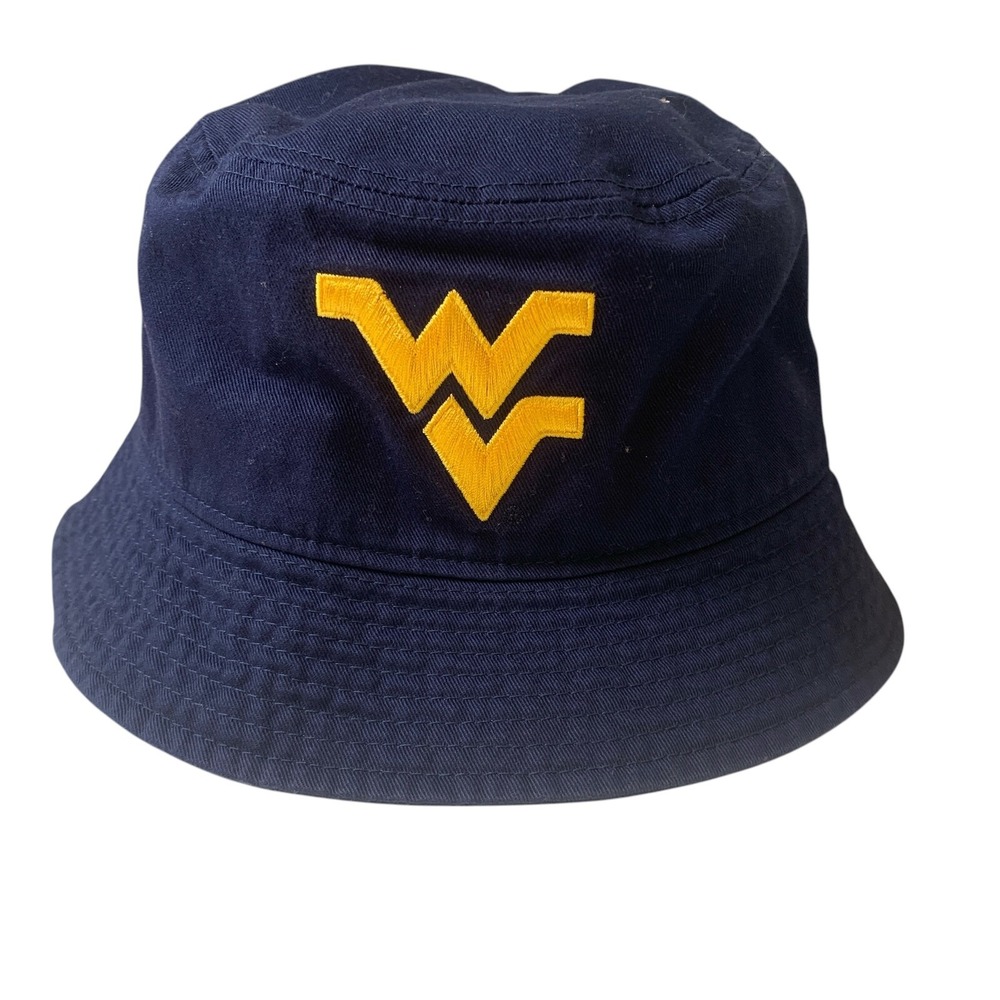 Nike Dri-FIT West Virginia Mountaineers Swoosh Apex Navy Bucket Hat Size Large